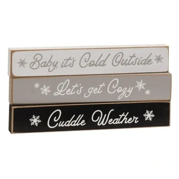 ($6) Cuddle Weather Timber Bits Set - Picture 2 of 2